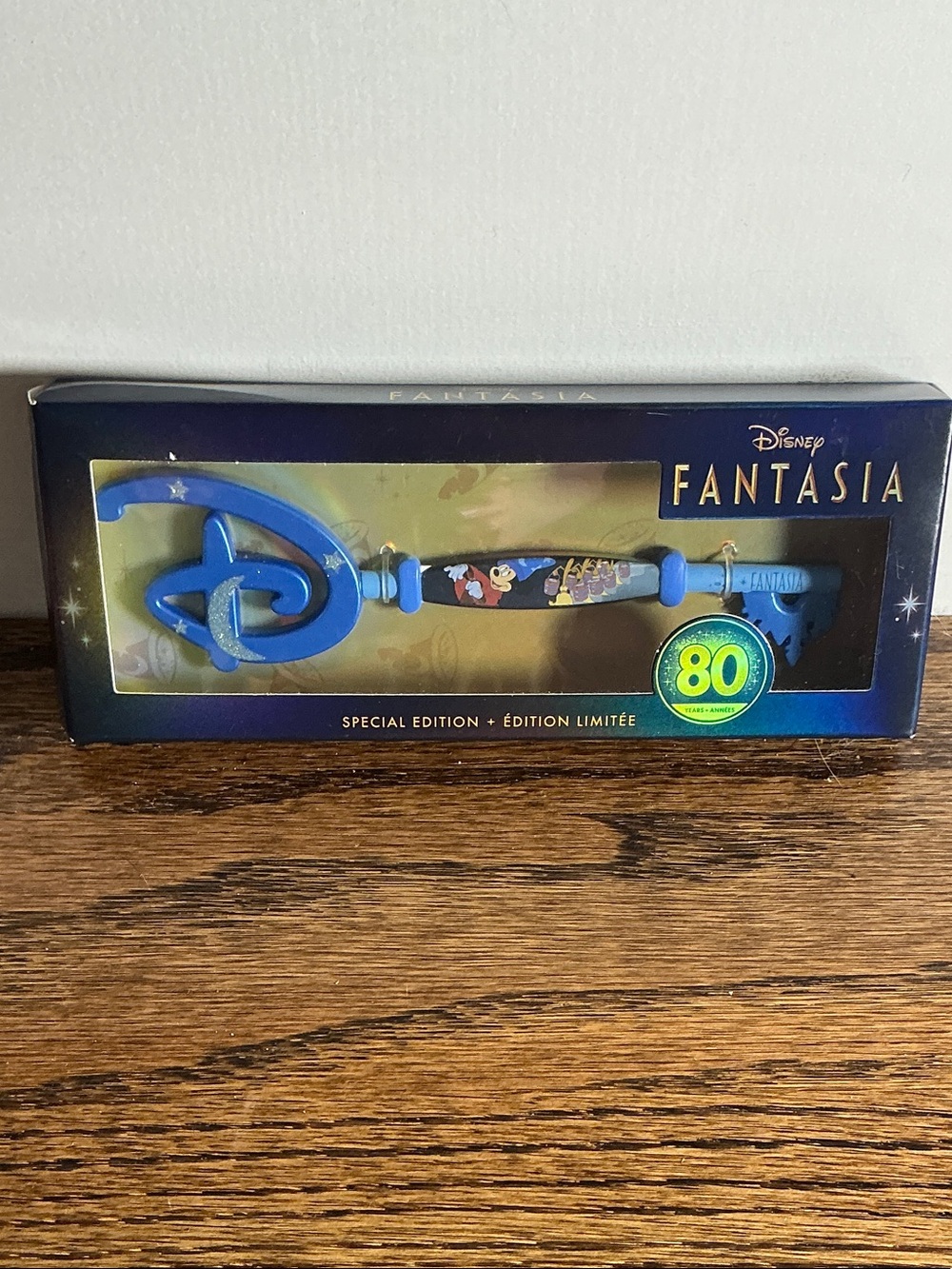 Disney Fantasia Blue Decorative Collectible Display Key